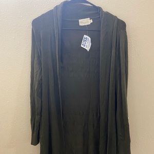 Forest green cardigan